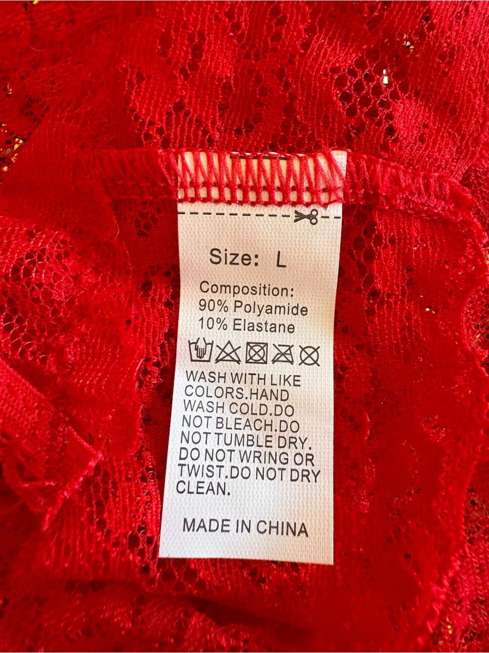 Lace NWT Thong Panties– Red Lace + 4 colors(5 packs)with Decorative Bow - Picture 2 of 14